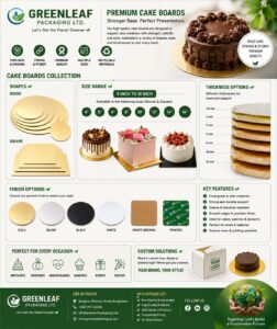 Cake Boards & Bases catalogue sheet