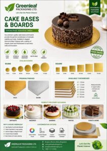 Cake Boards & Bases catalogue sheet