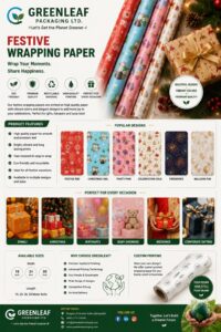 Festive Wrapping Paper catalogue sheet