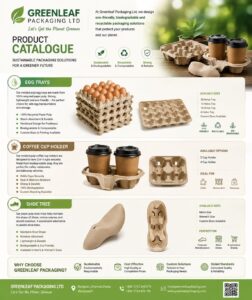 Moulded Pulp Egg Trays catalogue sheet