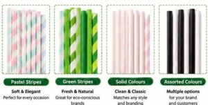 Paper Straws by GreenLeaf Packaging