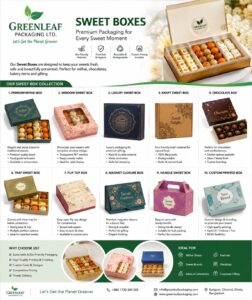 Sweet & Mithai Boxes catalogue sheet